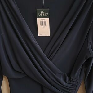 NWT Ralph Lauren Navy Dress Size 12